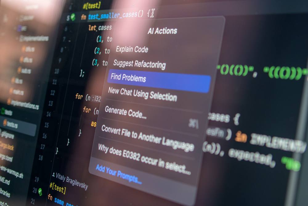 Automatyzacje AI Częstochowa – jak pracujemy Automatyzacje AI Częstochowa – kod automatyzacji AI na ekranie